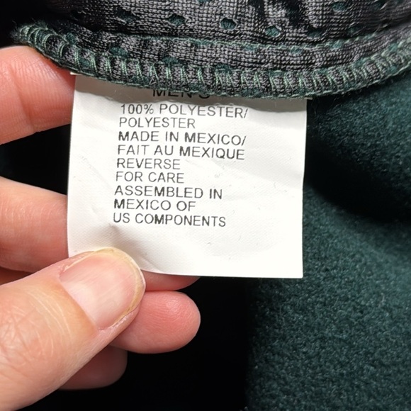 Woolrich Eau Claire U.S. Ski Jumping Ski Club Green Fleece Vest NWT Size XL - Picture 8 of 11